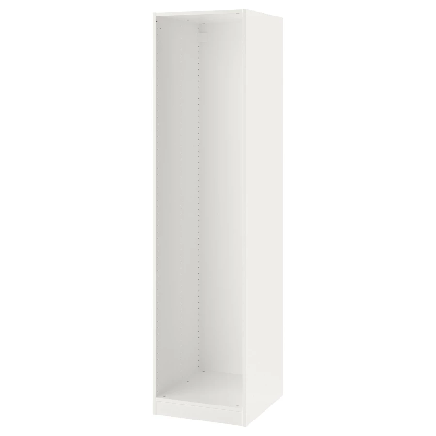 Каркас гардероба - IKEA PAX, 50x58x201 см, белый ПАКС ИКЕА (изображение №1)