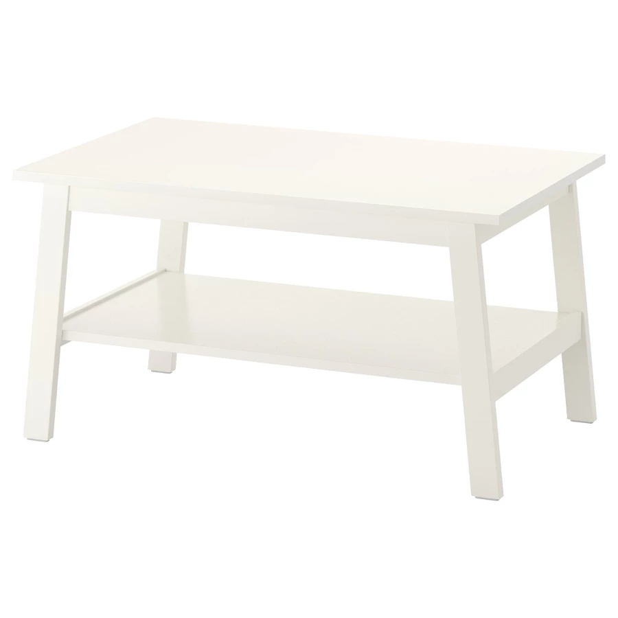 Журнальный стол - IKEA LUNNARP/ИКЕА ЛУНАРП, 90х55х49 см, белый (изображение №1)