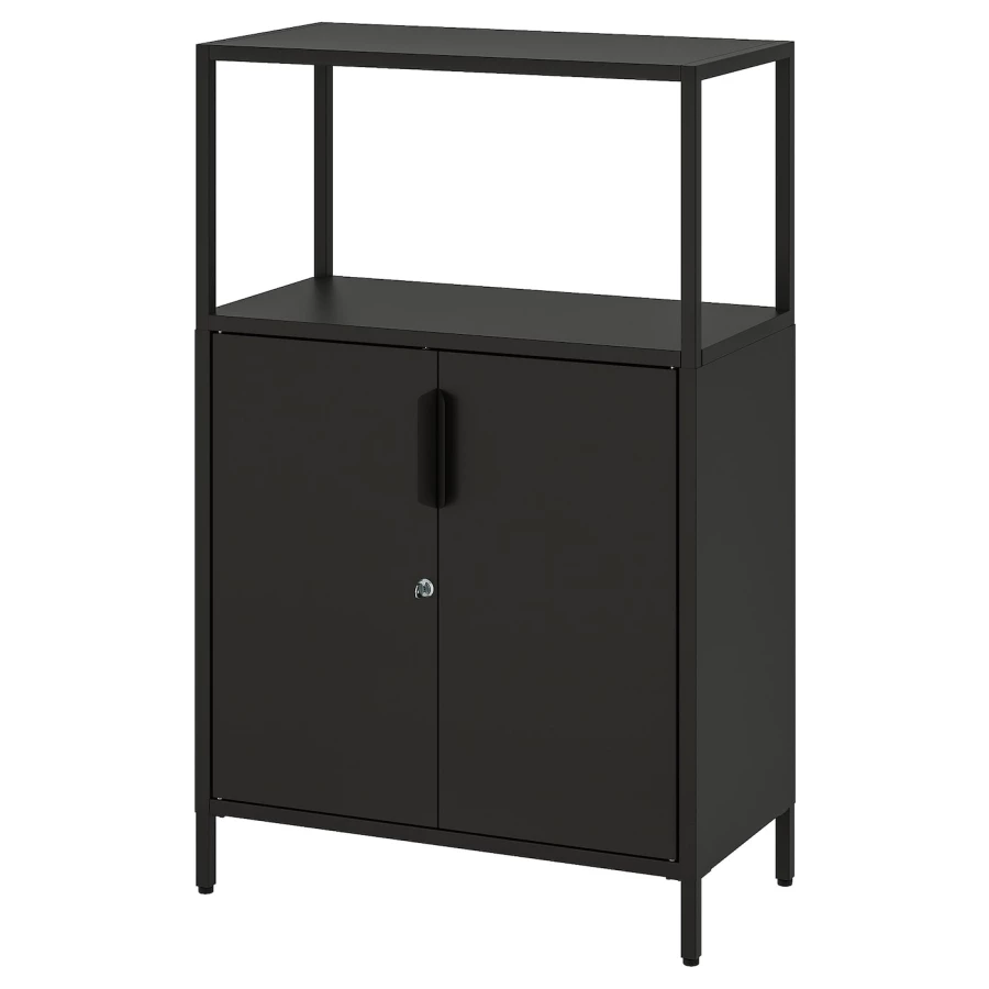 Шкаф - TROTTEN IKEA/ ТРОТТЕН ИКЕА,  110х70 см, черный (изображение №1)