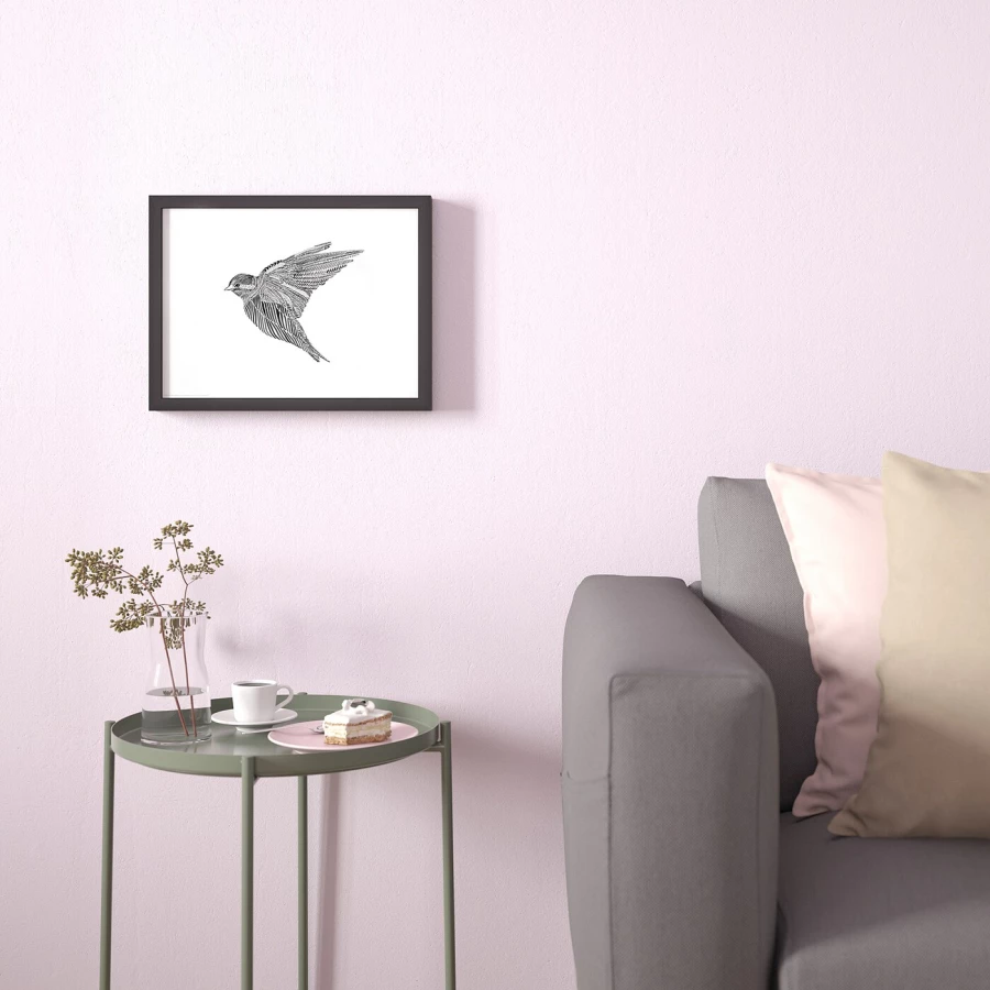 Постер - IKEA BILD, 40х30 см, «Черная птица», БИЛЬД ИКЕА (изображение №3)