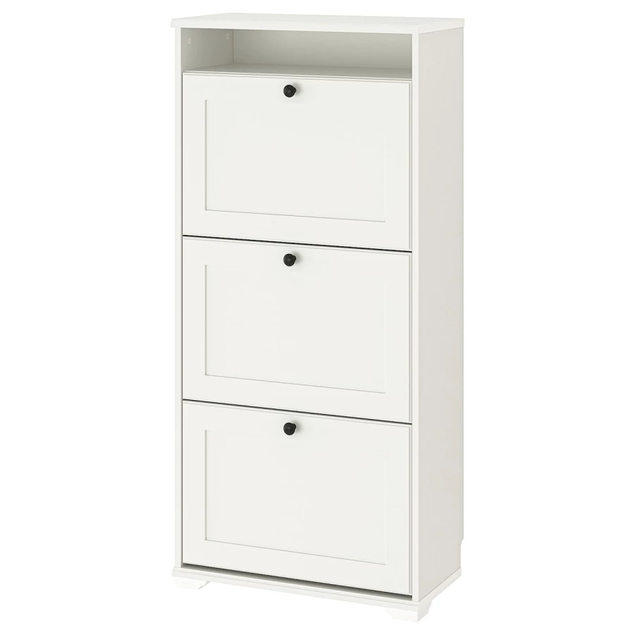 Обувница - IKEA BRUSALI/БРУСАЛИ ИКЕА, 130х30 см, белый (изображение №1)