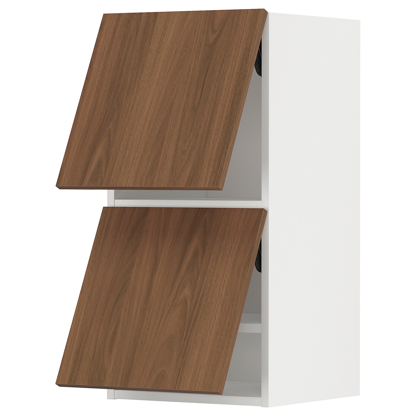 Навесной шкаф - METOD IKEA/ МЕТОД ИКЕА, 40х80 см, белый/коричневый