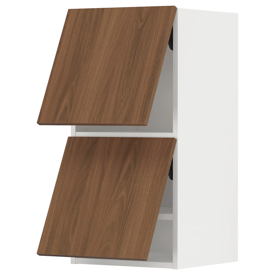 Навесной шкаф - METOD IKEA/ МЕТОД ИКЕА, 40х80 см, белый/коричневый (изображение №1)