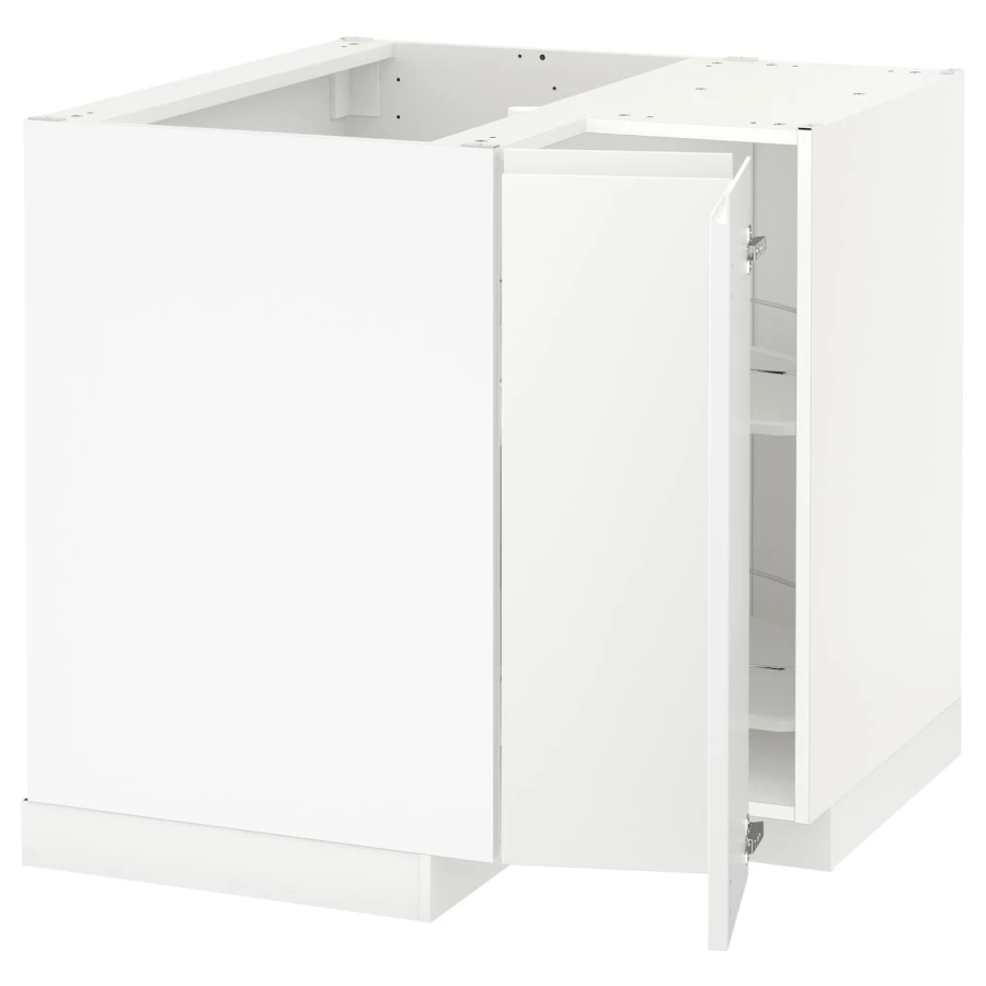 Напольный шкаф - METOD IKEA/ МЕТОД ИКЕА,  88х88 см, белый (изображение №1)