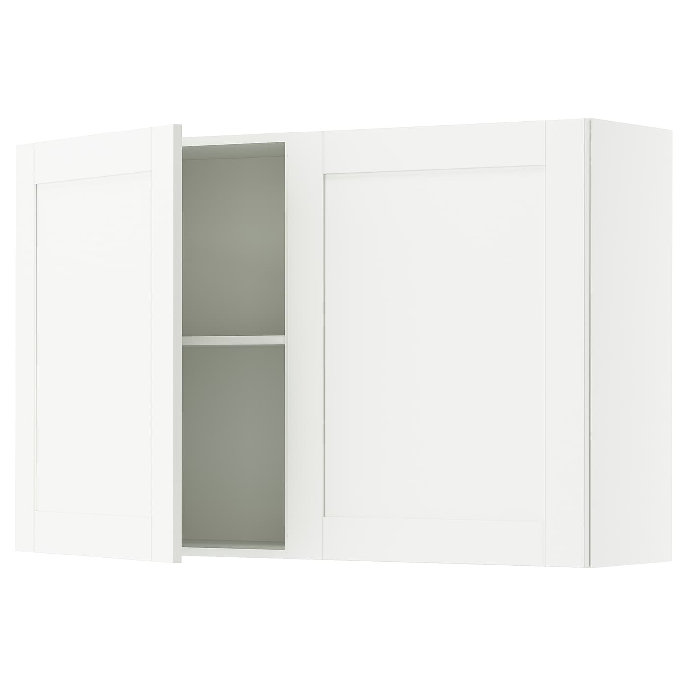 Кухонный навесной шкаф - IKEA KNOXHULT/КНОКСХУЛЬТ ИКЕА, 120x75х31 см, белый