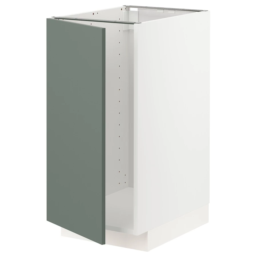 Напольный шкаф  - IKEA METOD, 88x62x40см, белый/серый, МЕТОД ИКЕА (изображение №1)