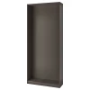 Каркас гардероба - IKEA PAX, 100x35x236 см, темно-серый ПАКС ИКЕА