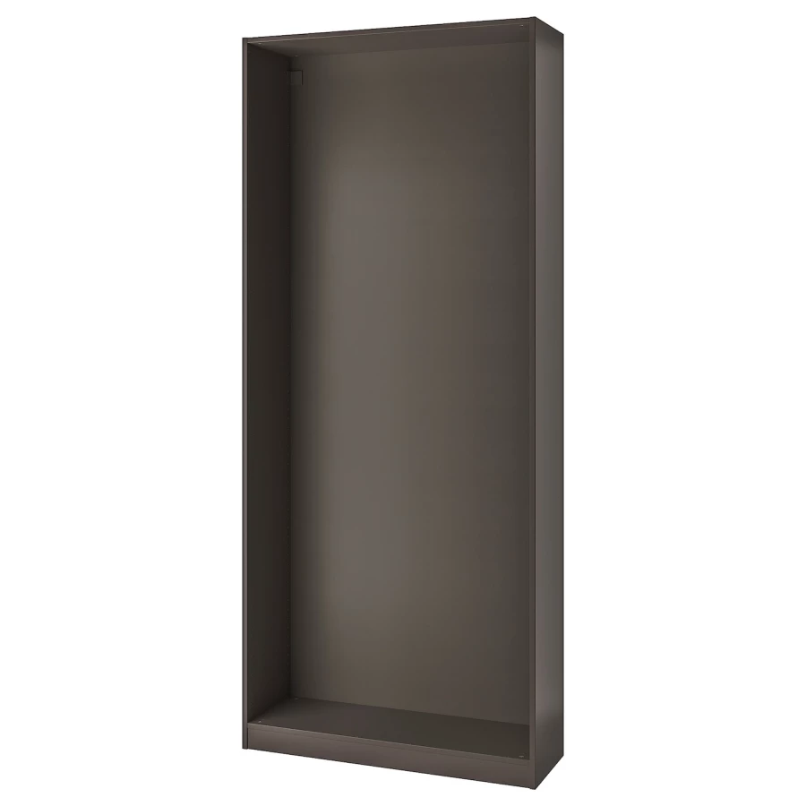 Каркас гардероба - IKEA PAX, 100x35x236 см, темно-серый ПАКС ИКЕА (изображение №1)
