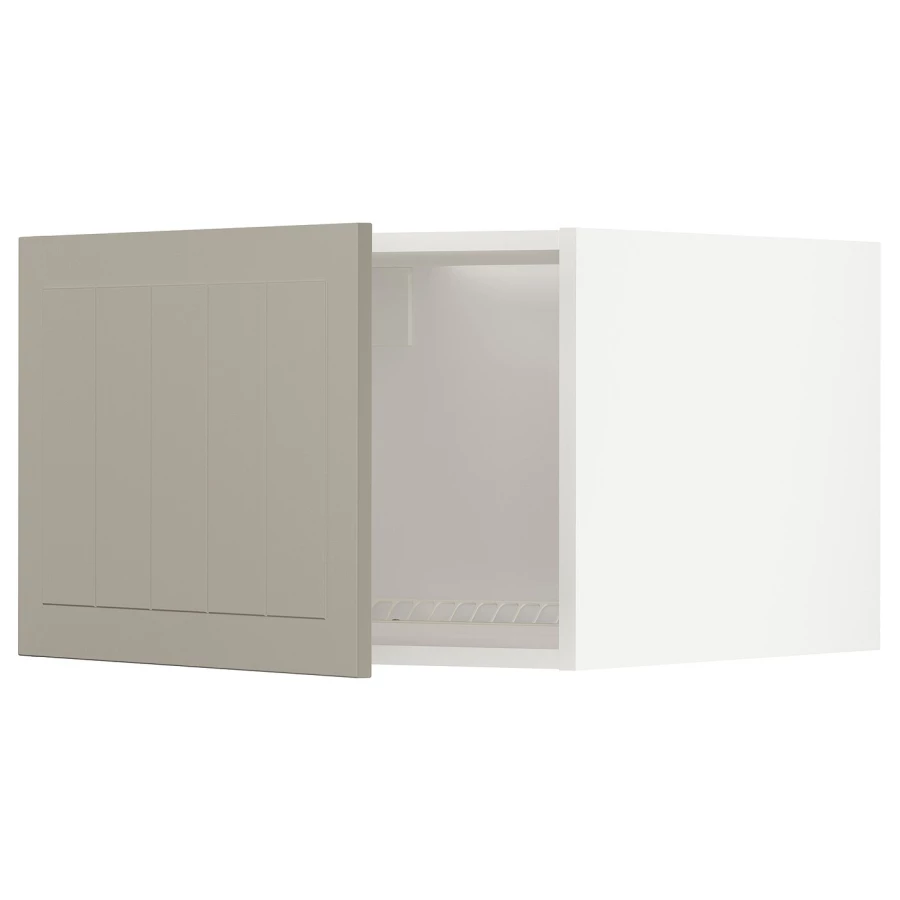 Шкаф - METOD  IKEA/  МЕТОД ИКЕА, 60х40 см, белый/светло-коричневый (изображение №1)
