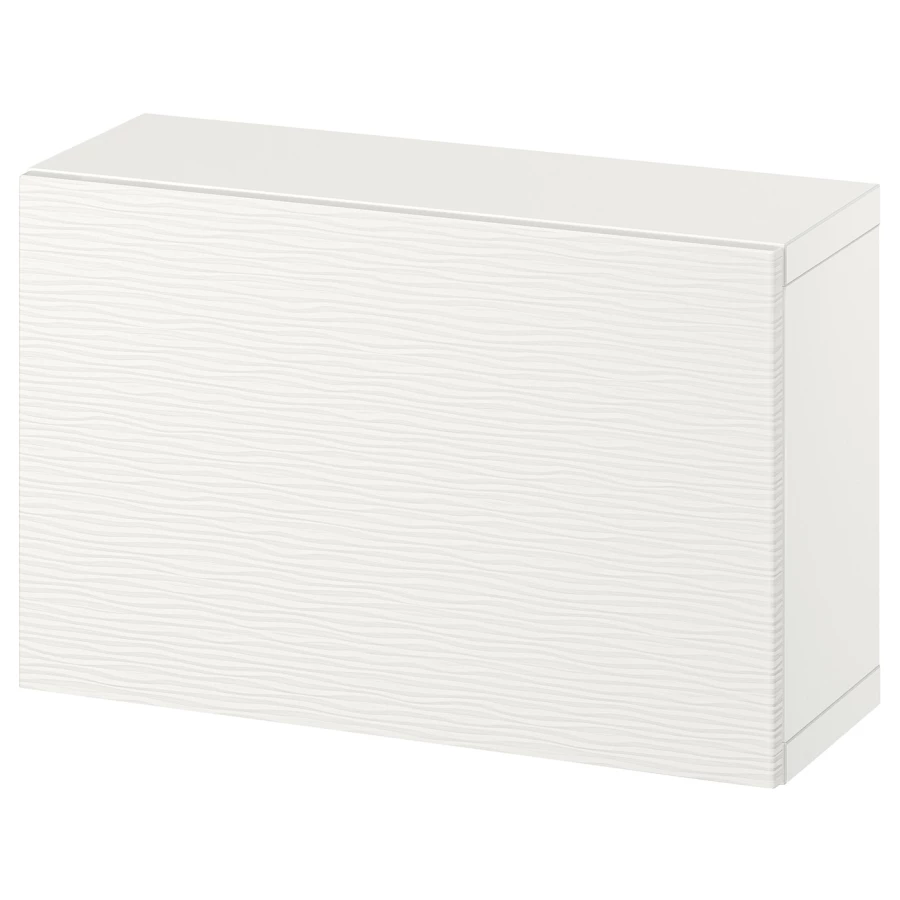 Комбинация навесного шкафа - IKEA BESTÅ/BESTA/БЕСТО ИКЕА, 38х22х60 см, белый (изображение №1)