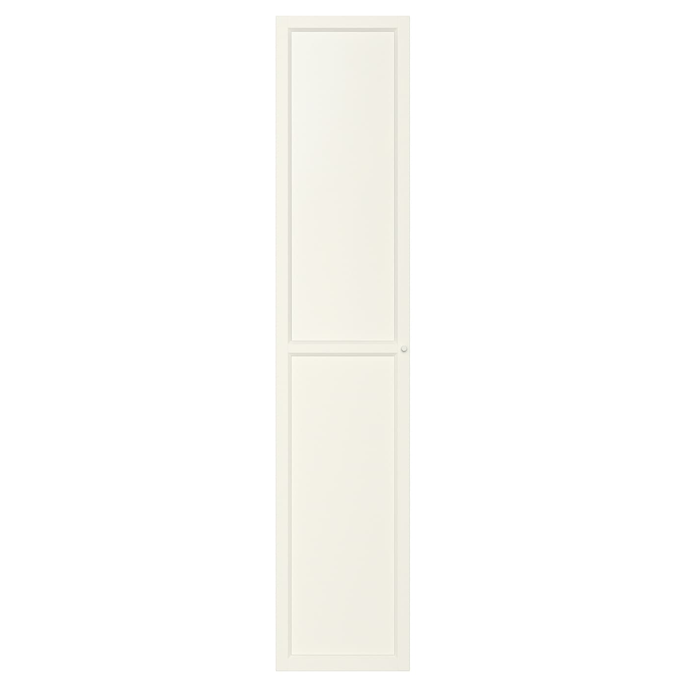 Дверца книжного шкафа - OXBERG IKEA/ ОКСБЕРГ ИКЕА, 40х192 см,  молочный