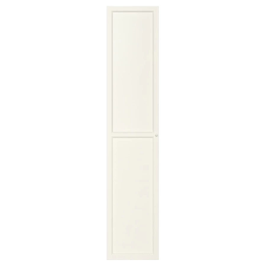 Дверца книжного шкафа - OXBERG IKEA/ ОКСБЕРГ ИКЕА, 40х192 см,  молочный (изображение №1)