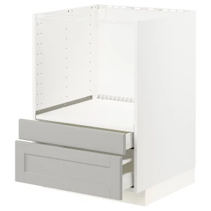 Шкаф для встроенной техники - IKEA METOD MAXIMERA, 88x62x60см, белый, МЕТОД МАКСИМЕРА ИКЕА