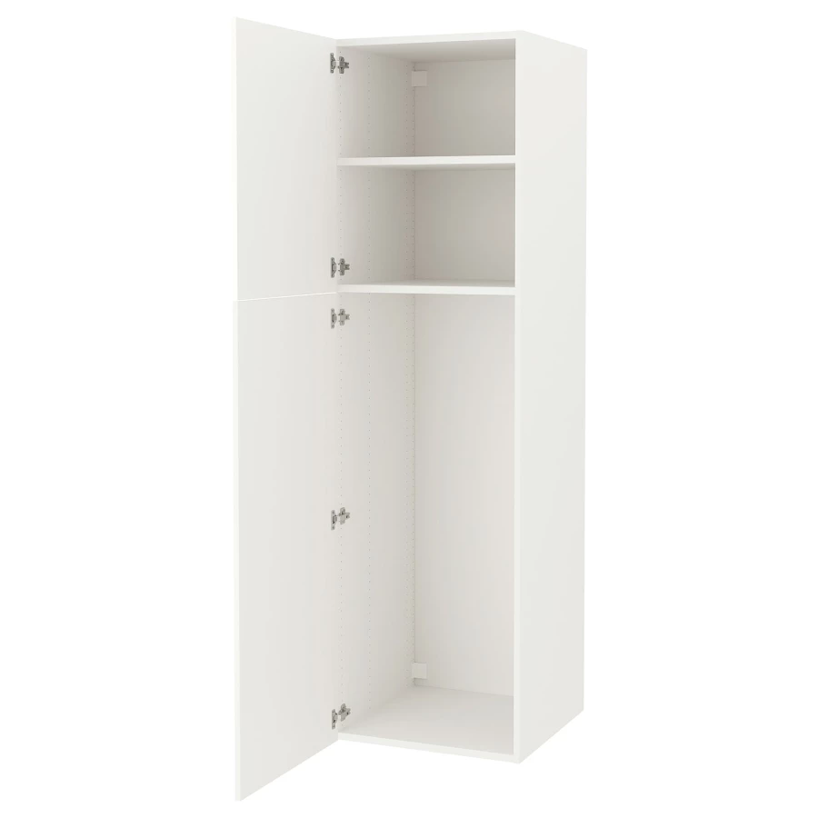 Высокая тумба для ванной - ENHET  IKEA/ЭНХЕТ ИКЕА, 60x62x210 см, белый (изображение №1)