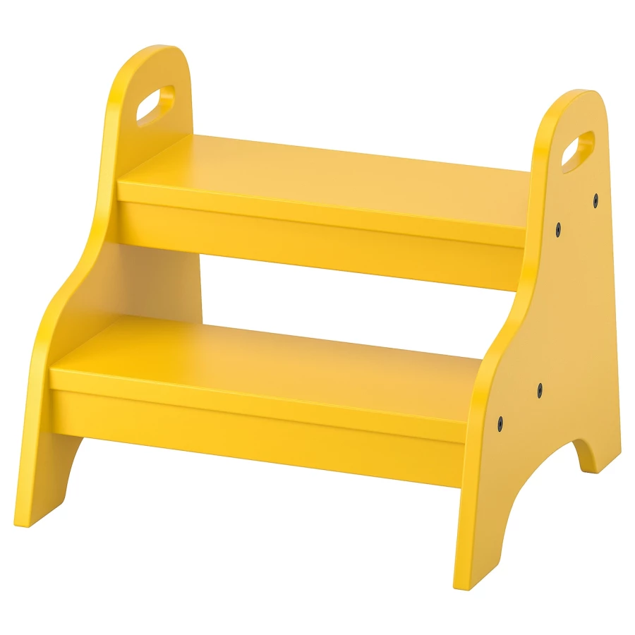 Табурет детский - IKEA TROGEN/ТРУГЕН ИКЕА, 33х40 см, желтый (изображение №1)