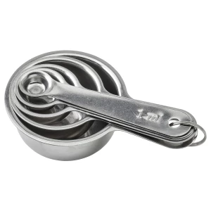 Набор мерных стаканов - IKEA VARDAGEN, серебристый, ВАРДАГЕН ИКЕА