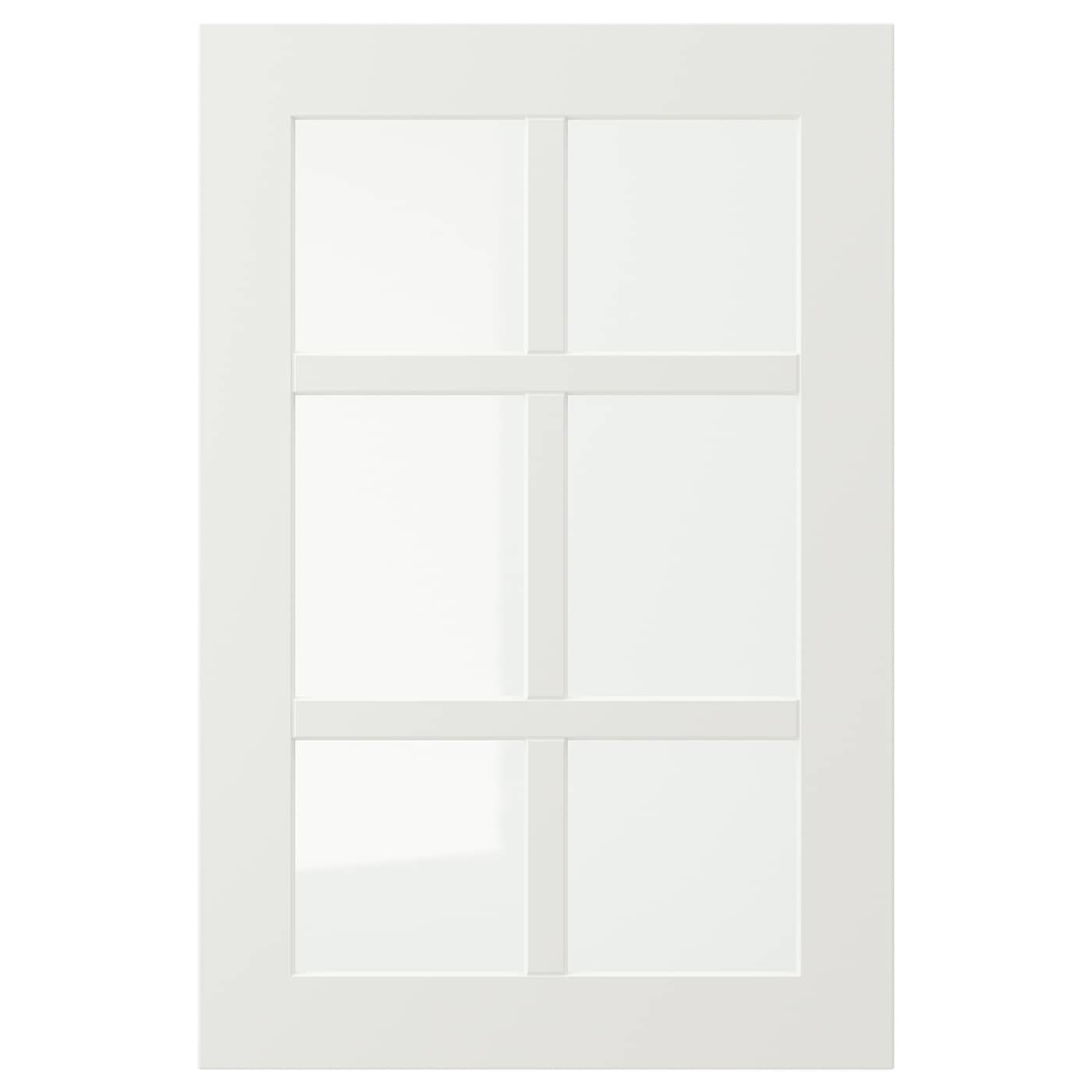 Дверца со стеклом - IKEA STENSUND, 60х40 см, белый, СТЕНСУНД ИКЕА