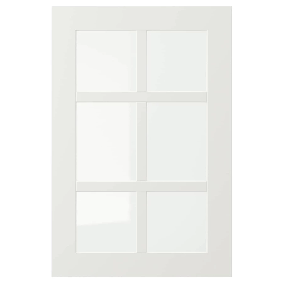 Дверца со стеклом - IKEA STENSUND, 60х40 см, белый, СТЕНСУНД ИКЕА (изображение №1)