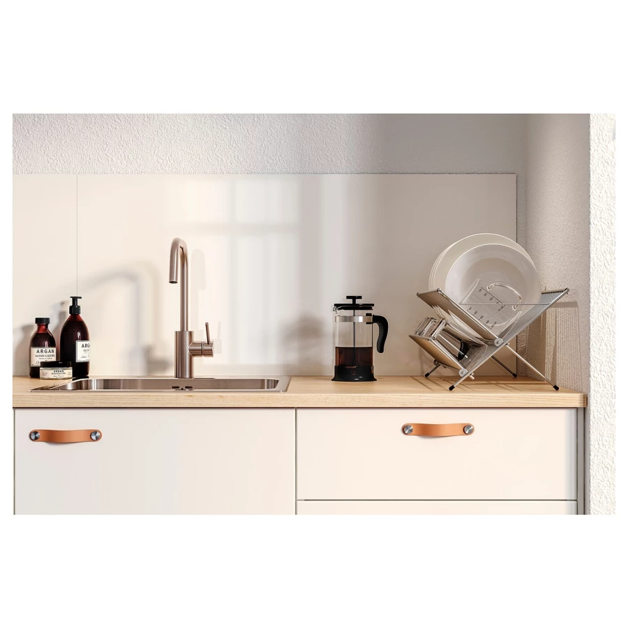 Накладная панель - LYSEKIL IKEA/ ЛИСЕКИЛ  ИКЕА,  55х120 см, белый/серый (изображение №3)