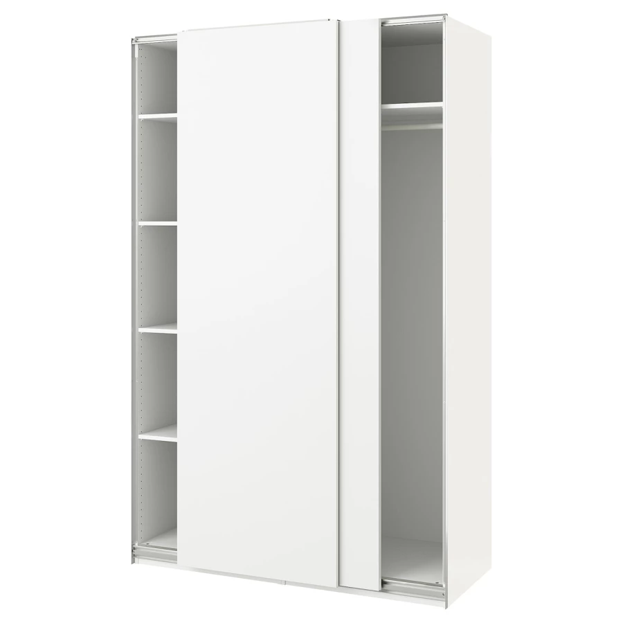 Шкаф-купе - IKEA PAX/HASVIK/ПАКС/ХАСВИК ИКЕА, 150x66x236 см, белый (изображение №1)
