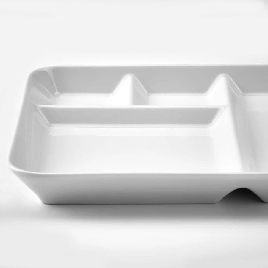 Сервировочное блюдо - IKEA 365+, 31х19 см, белый, ИКЕА 365+ (изображение №4)