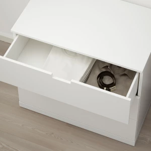 Комод - IKEA NORDLI/НОРДЛИ ИКЕА, 40х76х80 см, белый