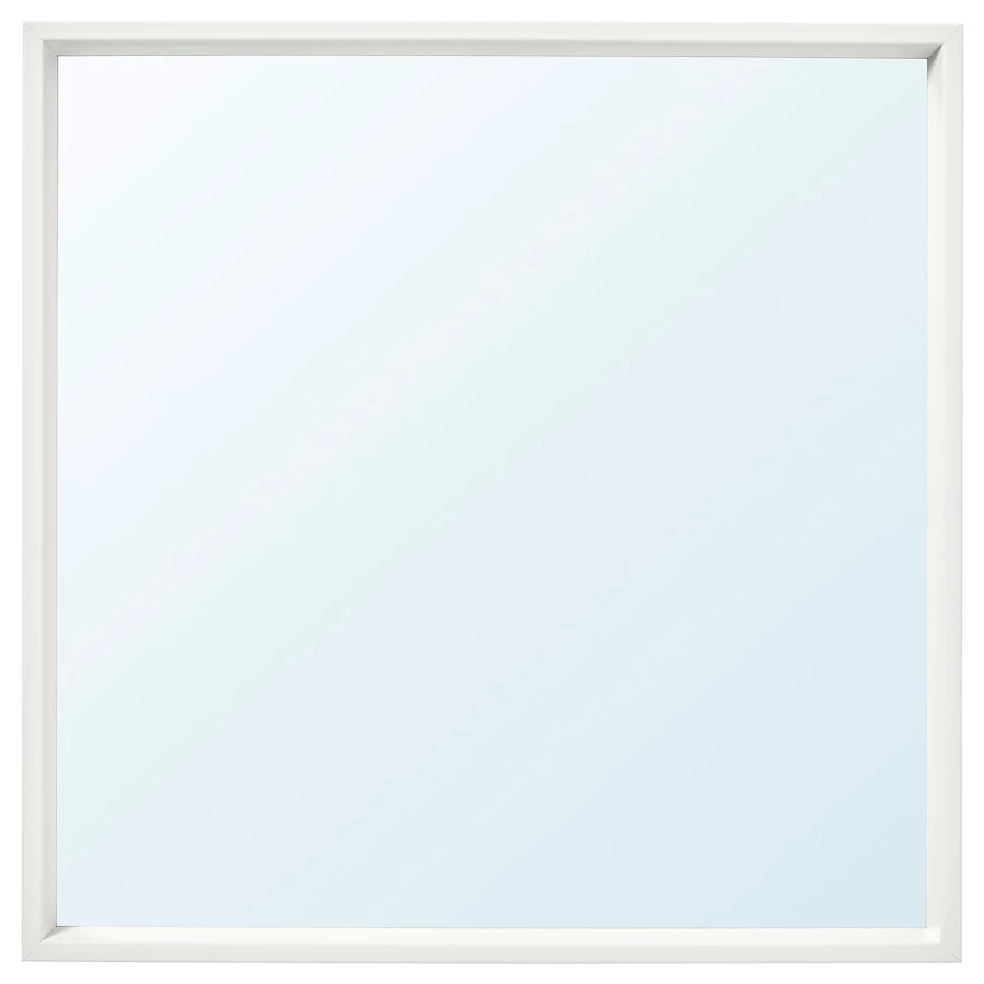 Зеркало - NISSEDAL IKEA/ НИССЕДАЛЬ ИКЕА, 65х65 см,  белый (изображение №1)