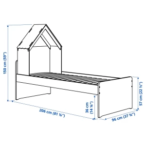 Второе фото. SLÄKT Каркас кровати ИКЕА