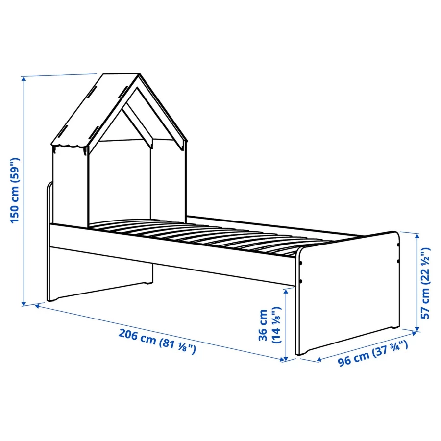SLÄKT Каркас кровати ИКЕА (изображение №5)