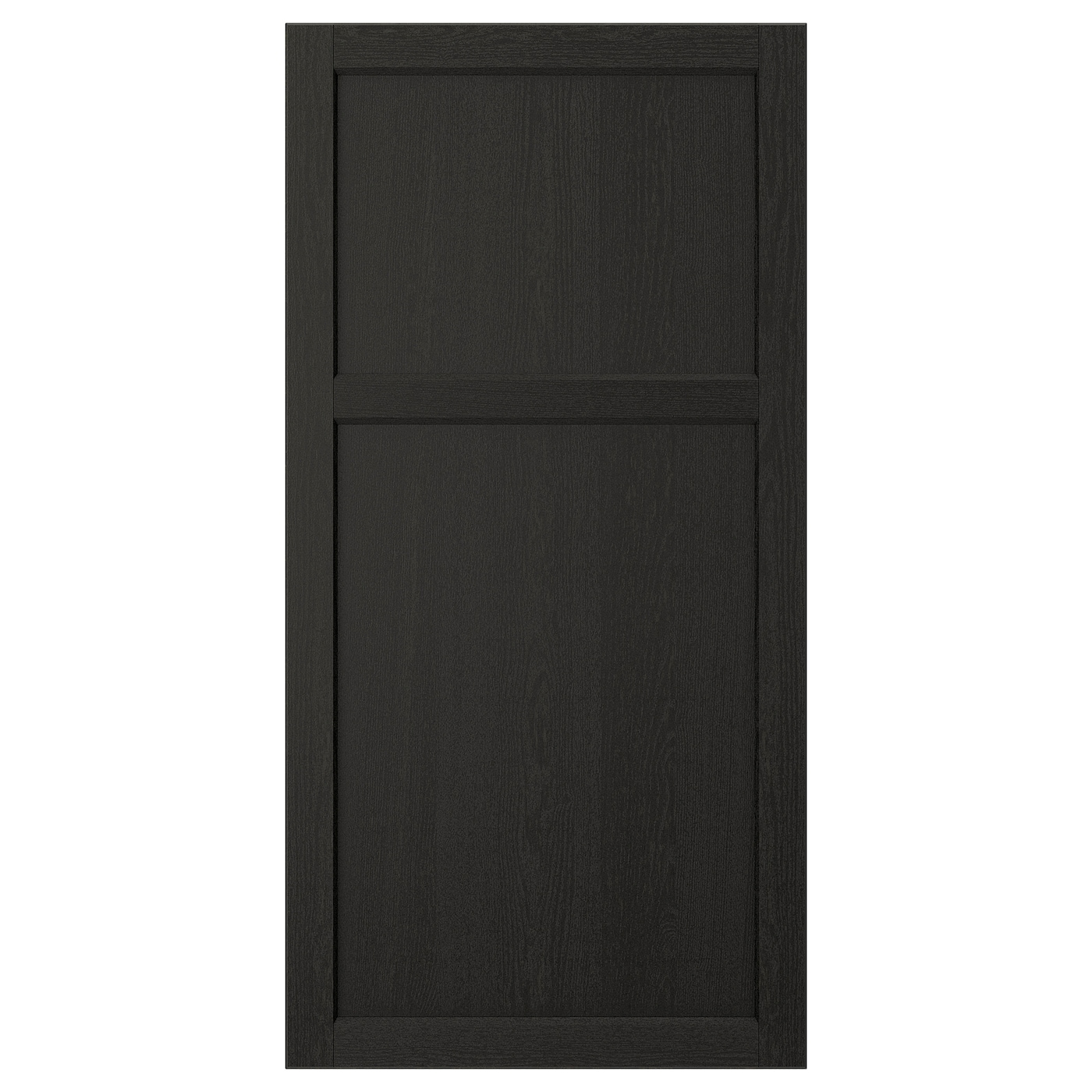 Дверца - IKEA LERHYTTAN, 120х60 см, черный, ЛЕРХЮТТАН ИКЕА