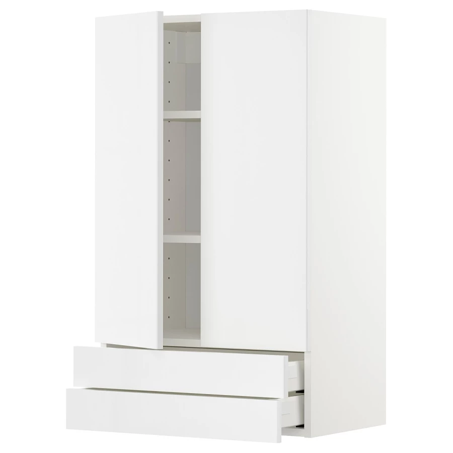 Шкаф  -  METOD / MAXIMERA IKEA/  МЕТОД/МАКСИМЕРА ИКЕА, 100х60 см, белый (изображение №1)