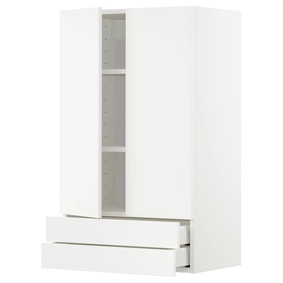 Шкаф  -  METOD / MAXIMERA IKEA/  МЕТОД/МАКСИМЕРА ИКЕА, 100х60 см, белый (изображение №1)