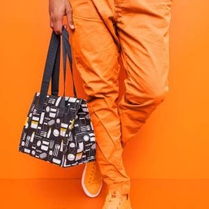 Второе фото. Сумка для ланча - FLADDRIG IKEA/ ФЛАДРИГ ИКЕА, 25х16х27 см, черный