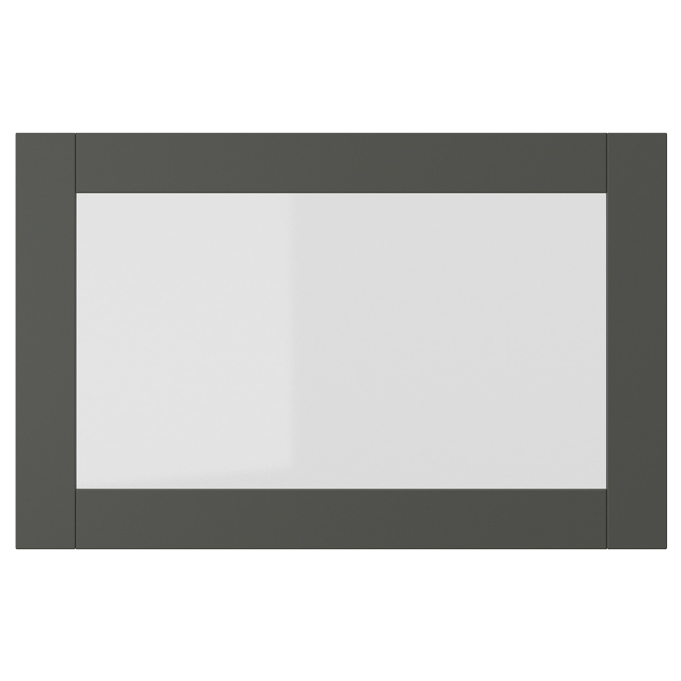 Стеклянная дверца - SINDVIK IKEA/ СИНДВИК ИКЕА,  60x38 см, серый