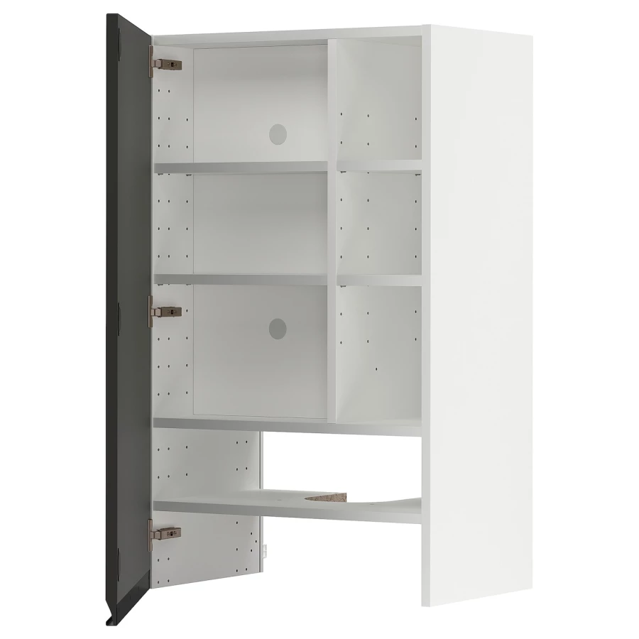 Навесной шкаф - METOD  IKEA/  МЕТОД ИКЕА, 100х60 см, белый/черный (изображение №1)
