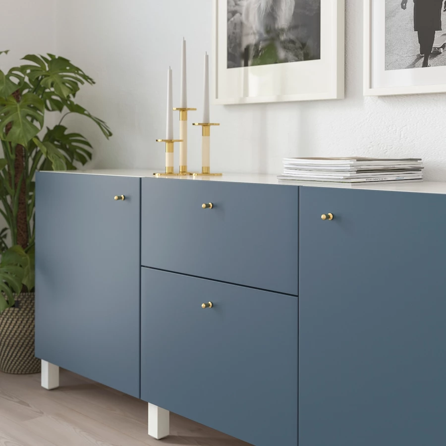 Ручка-кноба - IKEA BAGGANÄS/BAGGANAS, 2.4 см, латунь, БАГГАНЭС ИКЕА (изображение №4)
