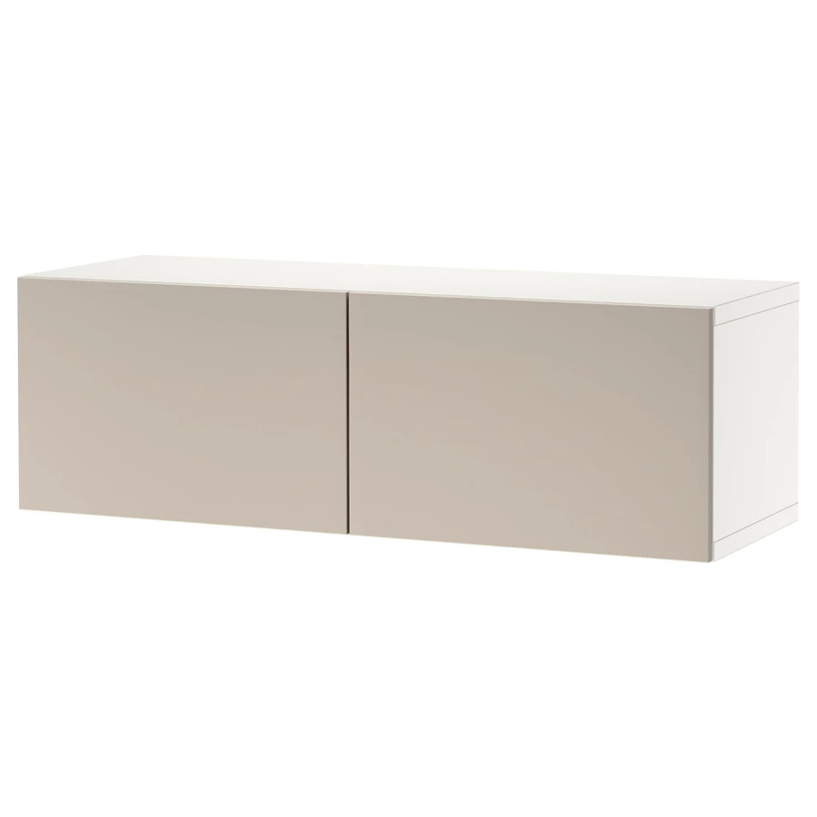 Навесной шкаф - IKEA BESTÅ/BESTA, 120x42x38 см, белый, Бесто ИКЕА (изображение №1)