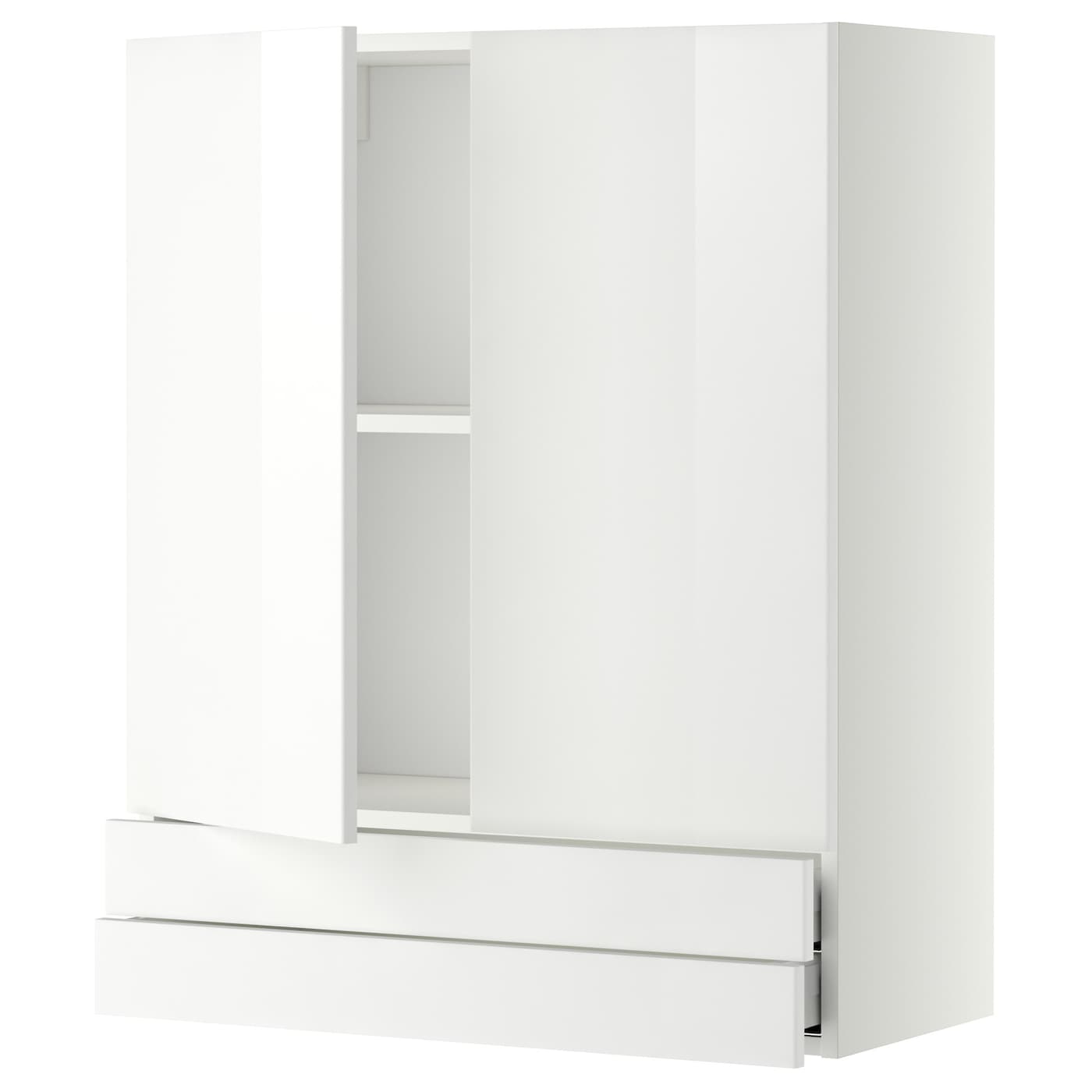 Шкаф  -  METOD / MAXIMERA IKEA/  МЕТОД/МАКСИМЕРА ИКЕА, 100х80 см, белый
