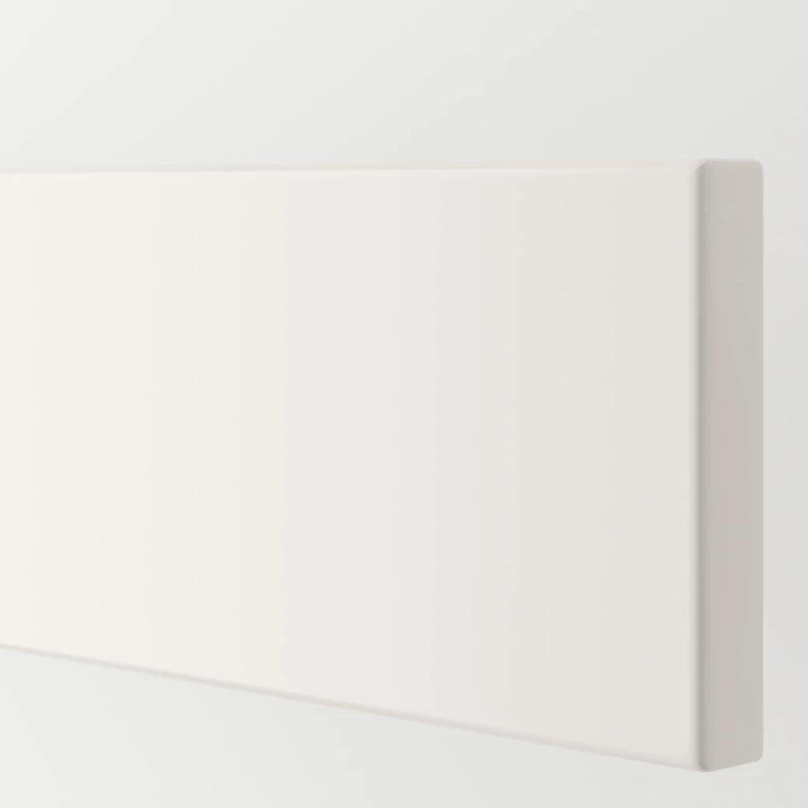 Фасад ящика, 2 шт. - IKEA VEDDINGE, 10х60 см, белый, ВЕДИНГЕ ИКЕА (изображение №2)