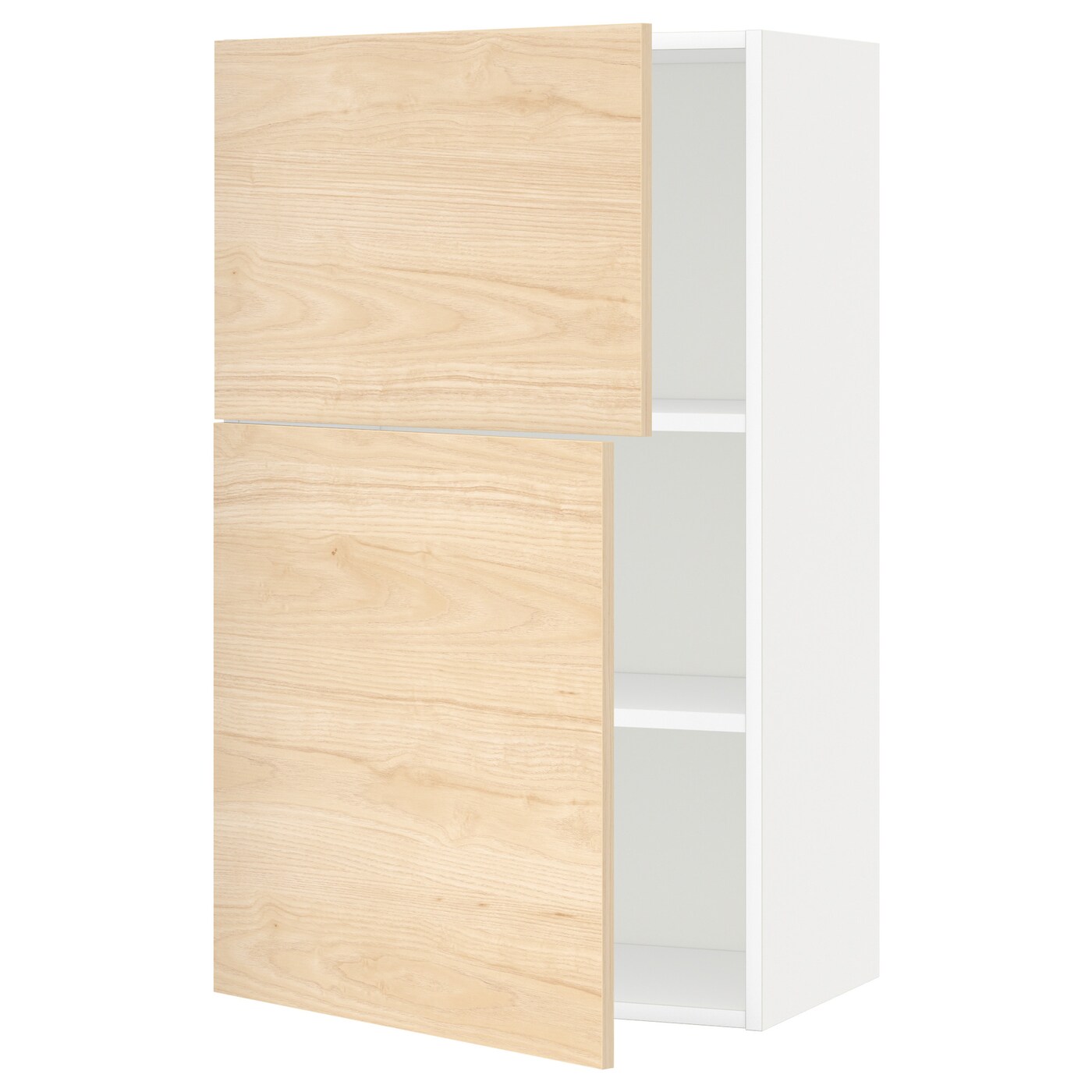 Навесной шкаф с полкой - METOD IKEA/ МЕТОД ИКЕА, 100х60 см,  белый/под беленый дуб