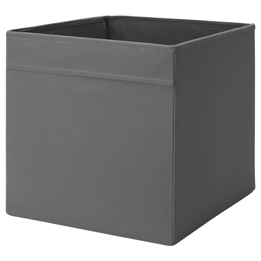 Коробка -  DRÖNA/ DRОNA IKEA/ ДРЕНА ИКЕА, 33х33 см, серый (изображение №1)