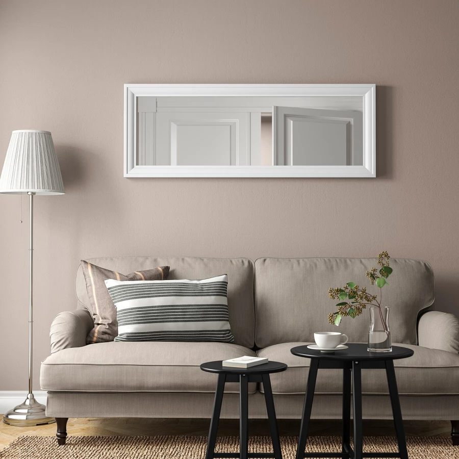 Зеркало - TOFTBYN IKEA/ ТОФТБЮН  ИКЕА, 52х140 см,  белый (изображение №4)