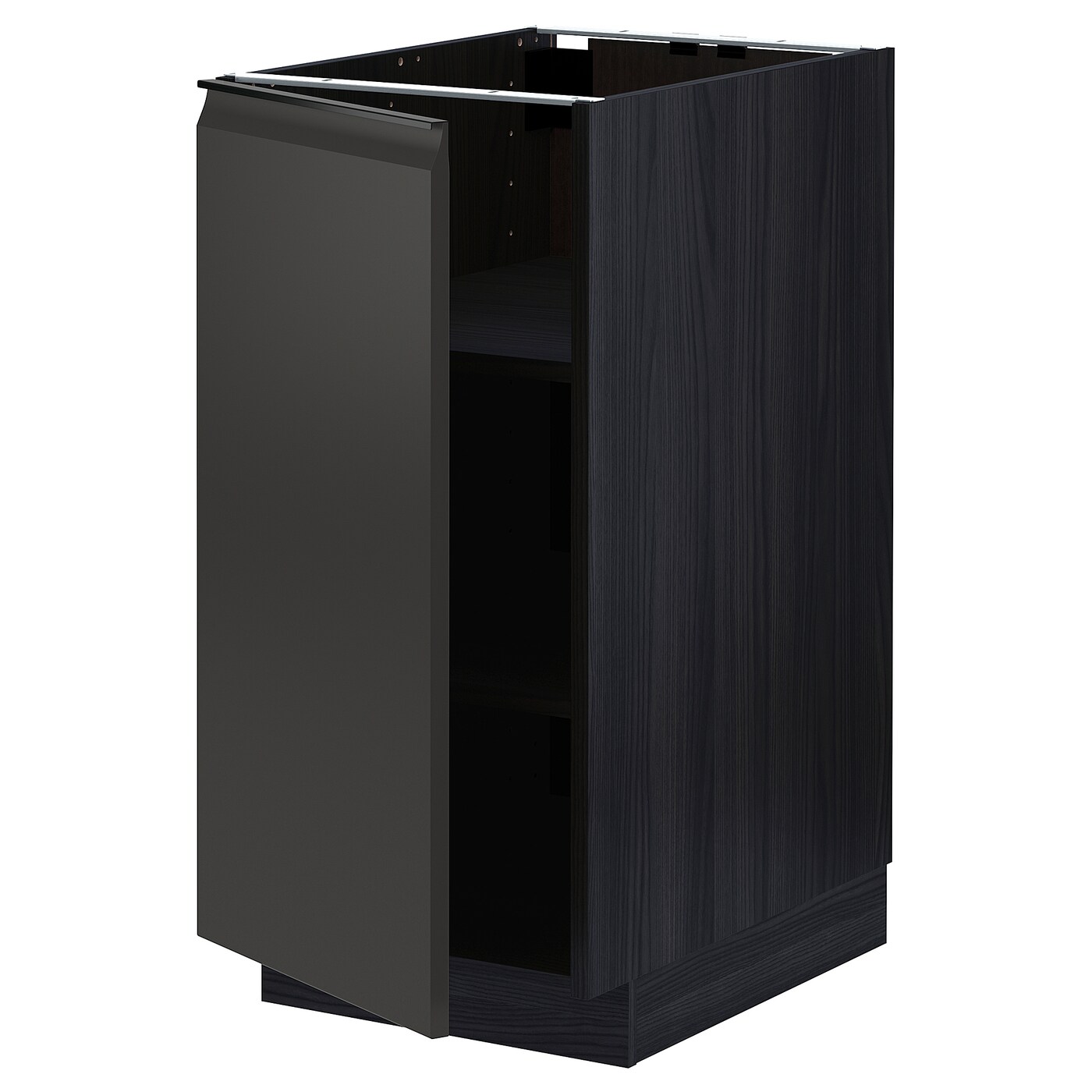 Напольный шкаф - METOD IKEA/ МЕТОД ИКЕА,  88х40 см, черный