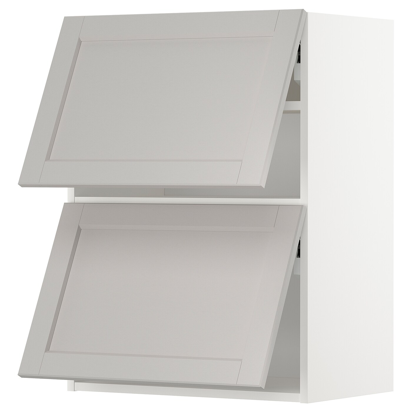 Навесной шкаф  - METOD IKEA/ МЕТОД ИКЕА, 80х60 см, белый/серый