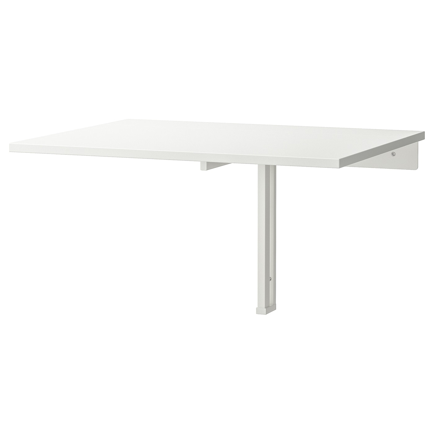 Стол подвесной откидной - IKEA NORBERG, 60х74х43 см, белый, НОРБЕРГ ИКЕА