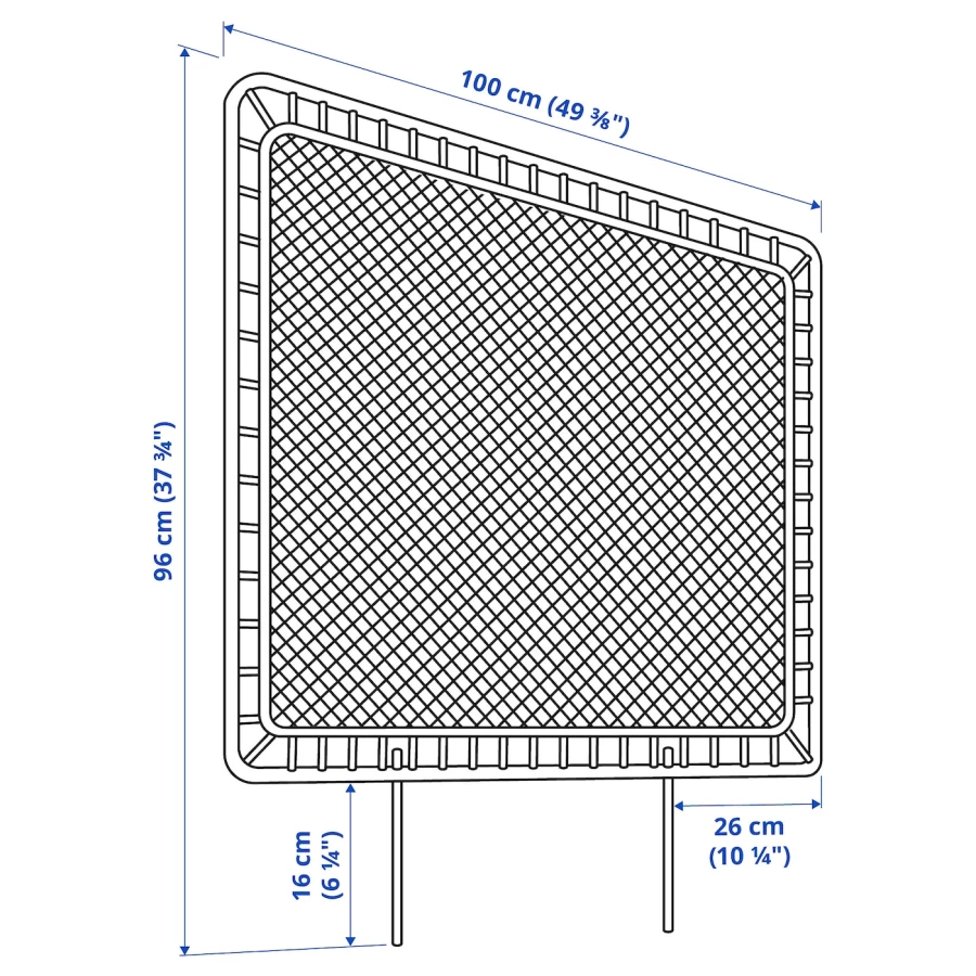 Каркас кровати/2 изголовья - IKEA VEVELSTAD, 200х140 см, белый, ВЕВЕЛСТАД ИКЕА (изображение №7)