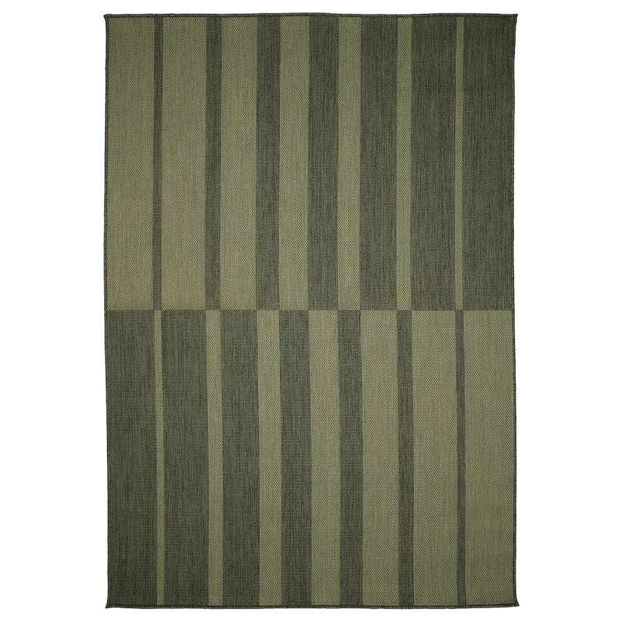 Текстильный ковер для дома и улицы - IKEA KANTSTOLPE/КАНТСТОЛП ИКЕА, 230х160 см, зеленый (изображение №1)