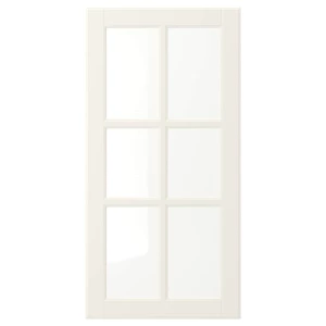 Дверца со стеклом - IKEA BODBYN, 80х40 см, кремовый, БУДБИН ИКЕА