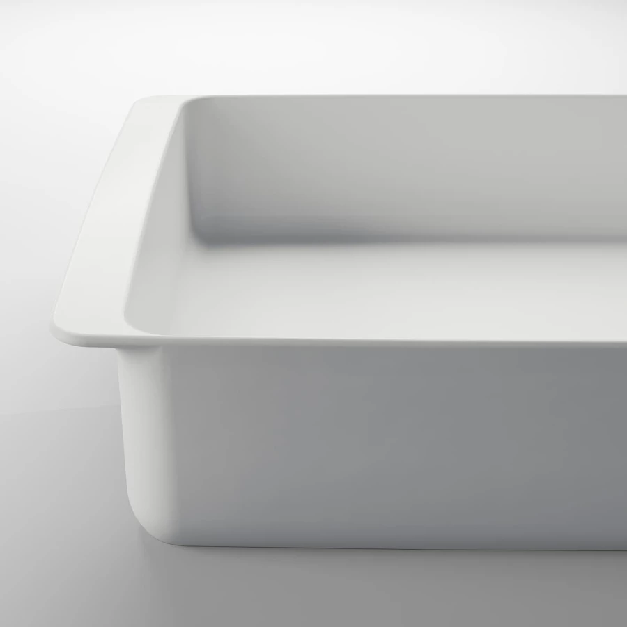 Форма для запекания - IKEA 365+, 28х26 см, белый, ИКЕА 365+ (изображение №3)