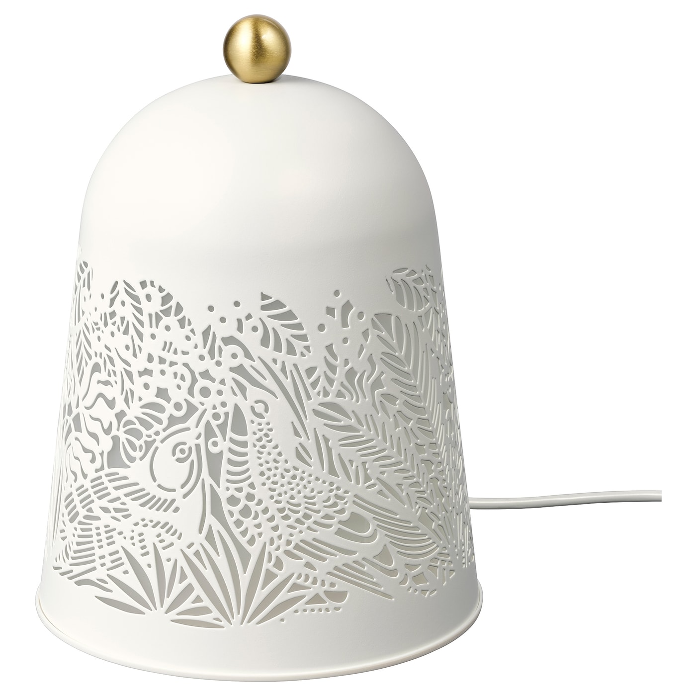 Декоративное лампа - SOLSKUR  IKEA/ СОЛЬСКУР ИКЕА,  19 см,   белый